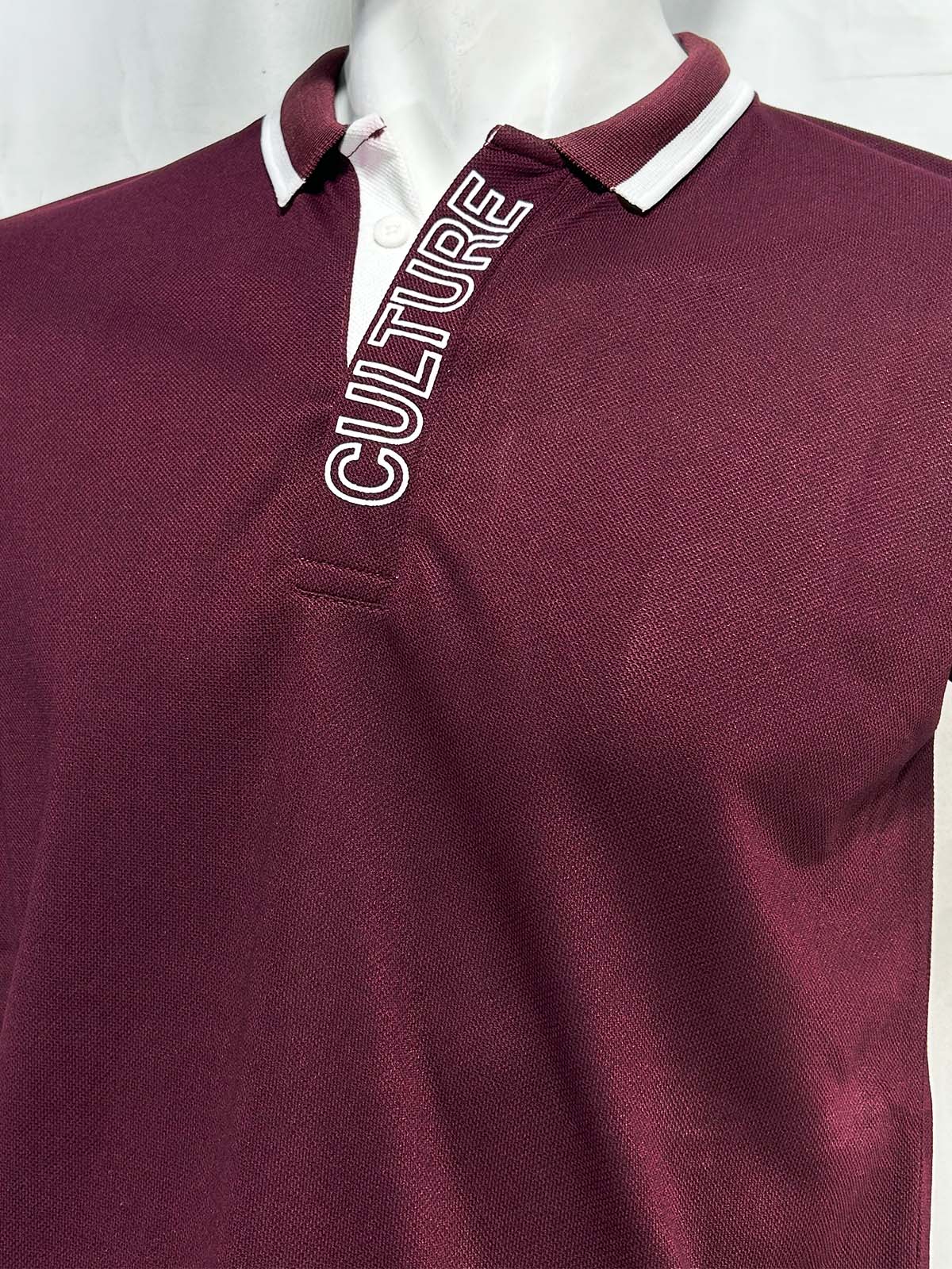 Maroon Culture Polo T-Shirt For Men MTS422