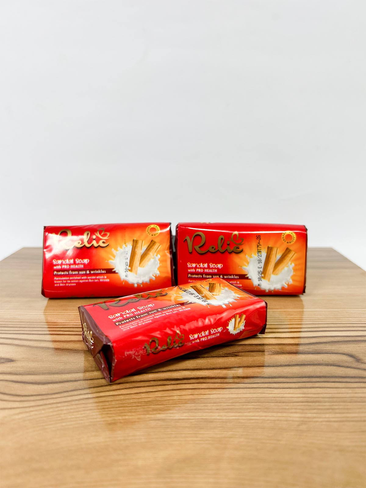 Pack of 3 Relic Sandal Skin Care Soap