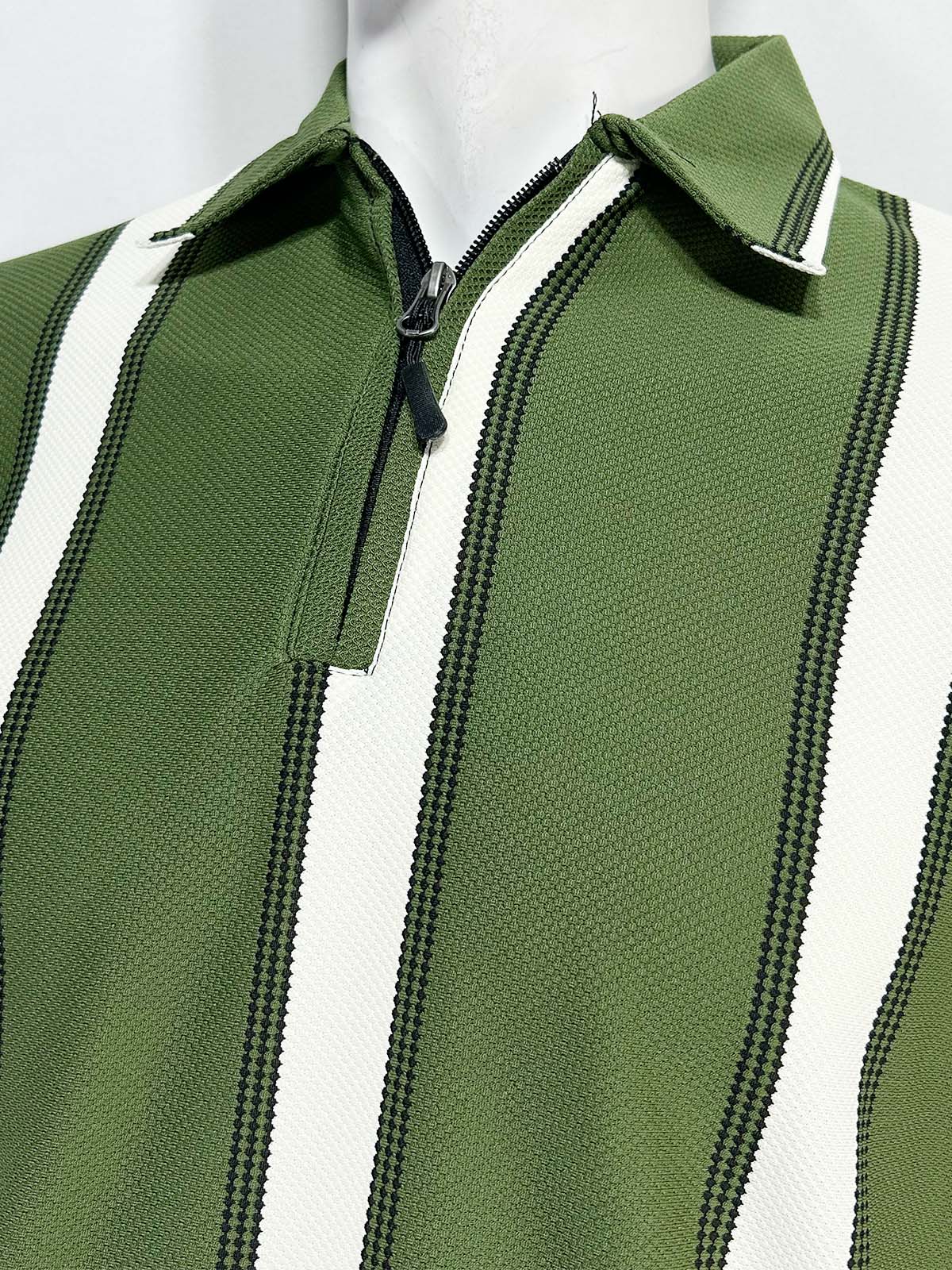 Green Old Money Polo T-Shirt For Men MTS482