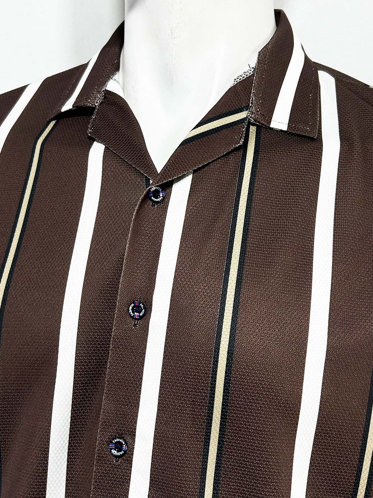 Brown Old Money Shirt For Men MCS120
