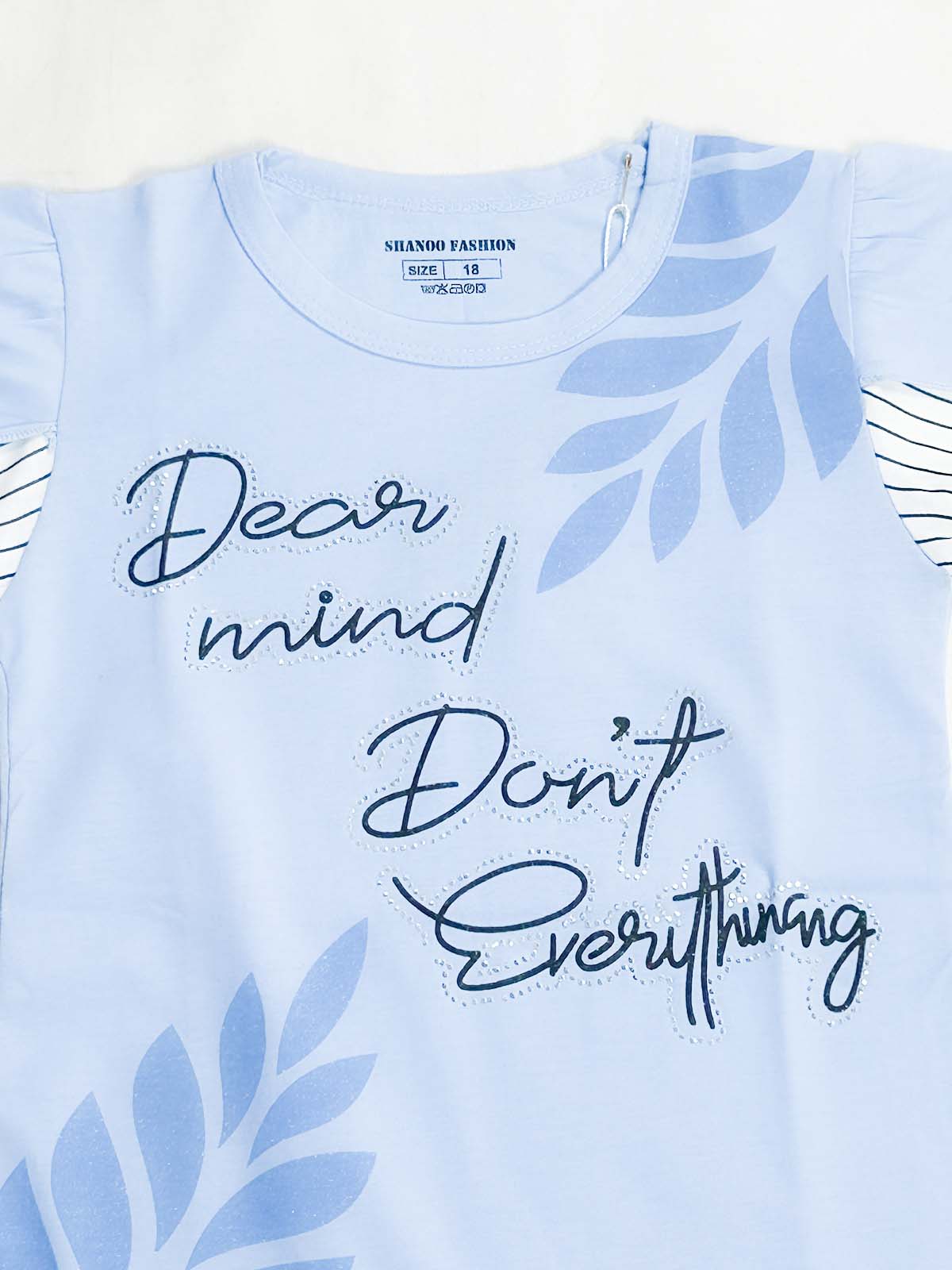 2Yrs - 7Ys Dear Blue T-Shirt For Girls SK GTS130