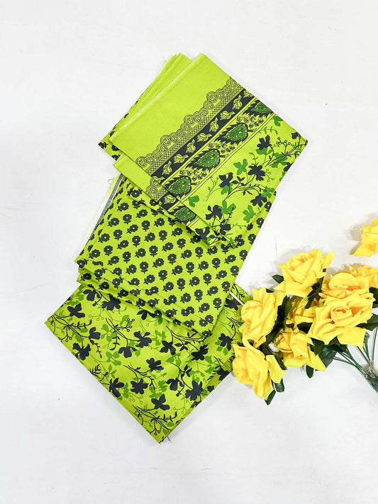 3Pcs Unstitched Digital Lawn Suit For Women WU174