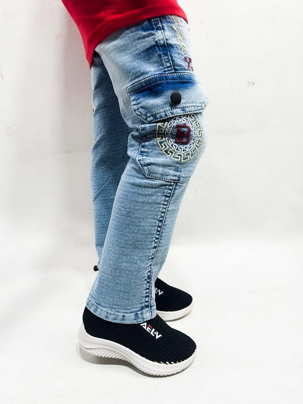 5Yrs - 16Yrs Light Blue Denim Jeans For Boys BJ49