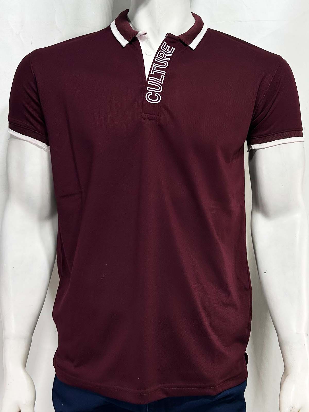 Maroon Culture Polo T-Shirt For Men MTS422