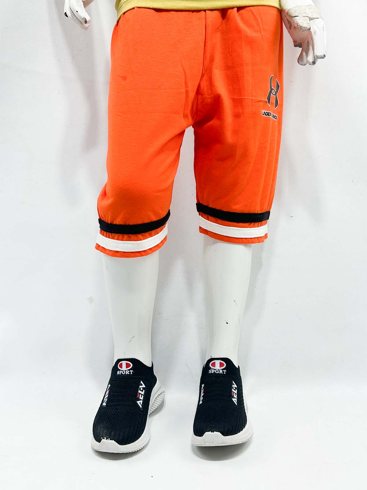 2Yrs - 5Yrs Orange Boys 3-QTR Short For Boys BQS33