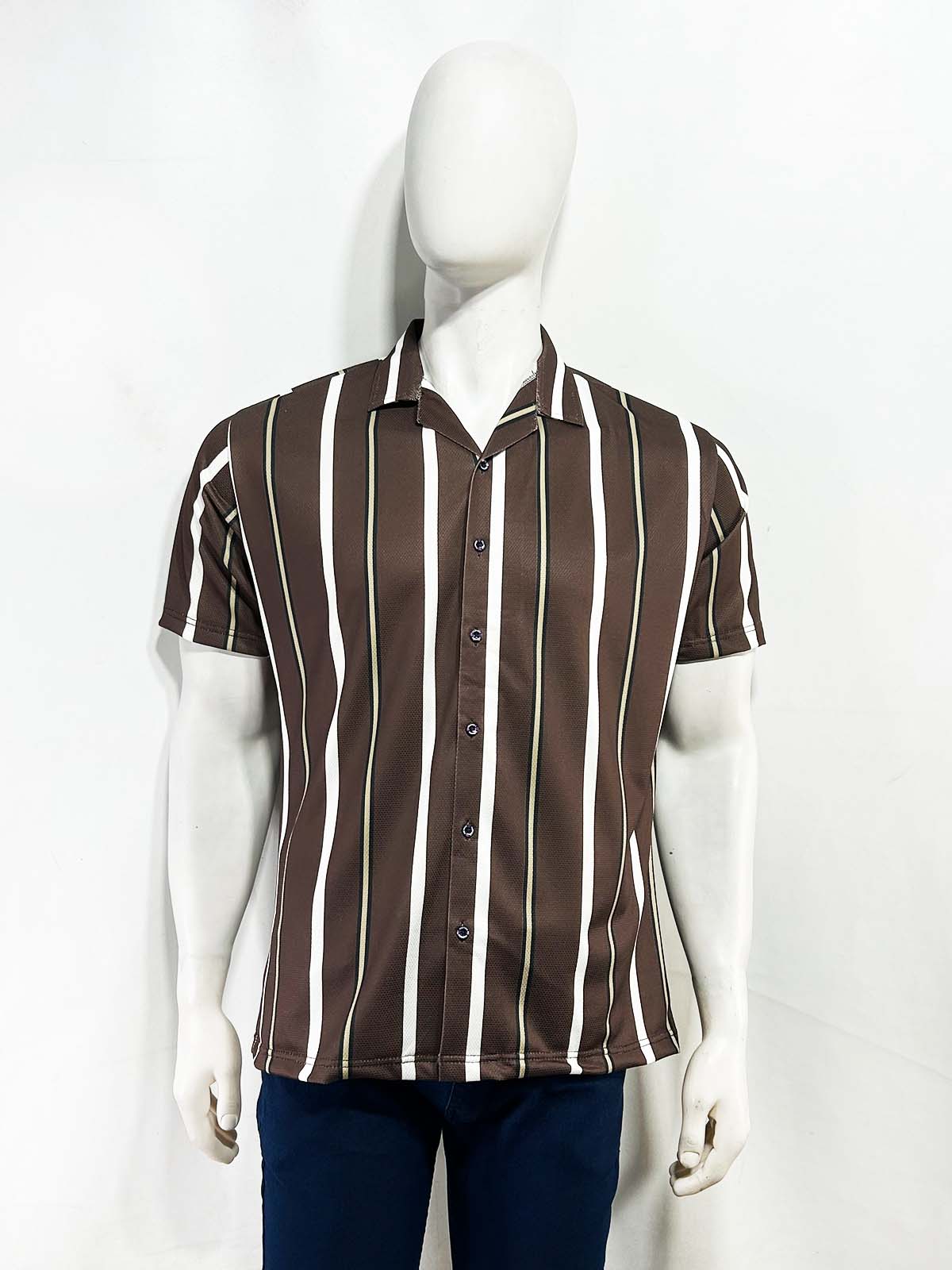 Brown Old Money Shirt For Men MCS120