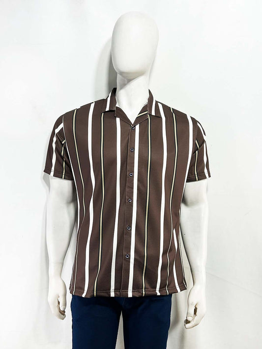 Brown Old Money Shirt For Men MCS120