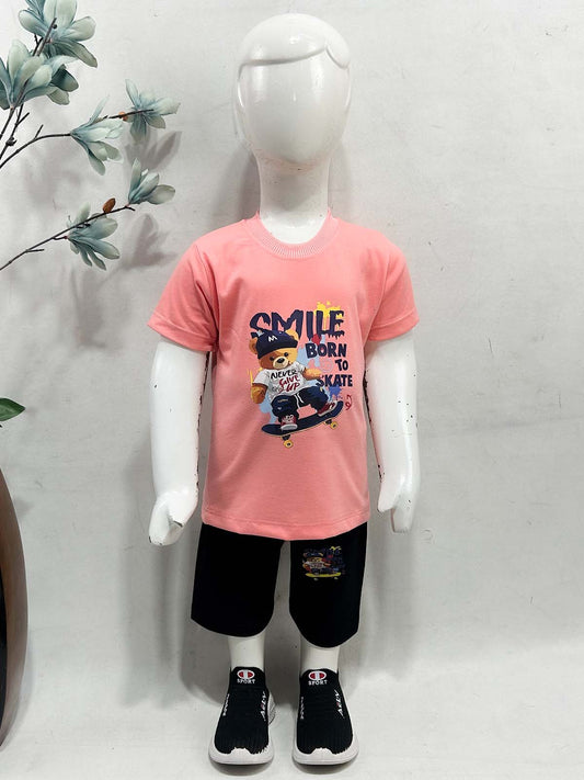1Yr - 4Yrs Smile Pink Suit For Kids RZ BS728