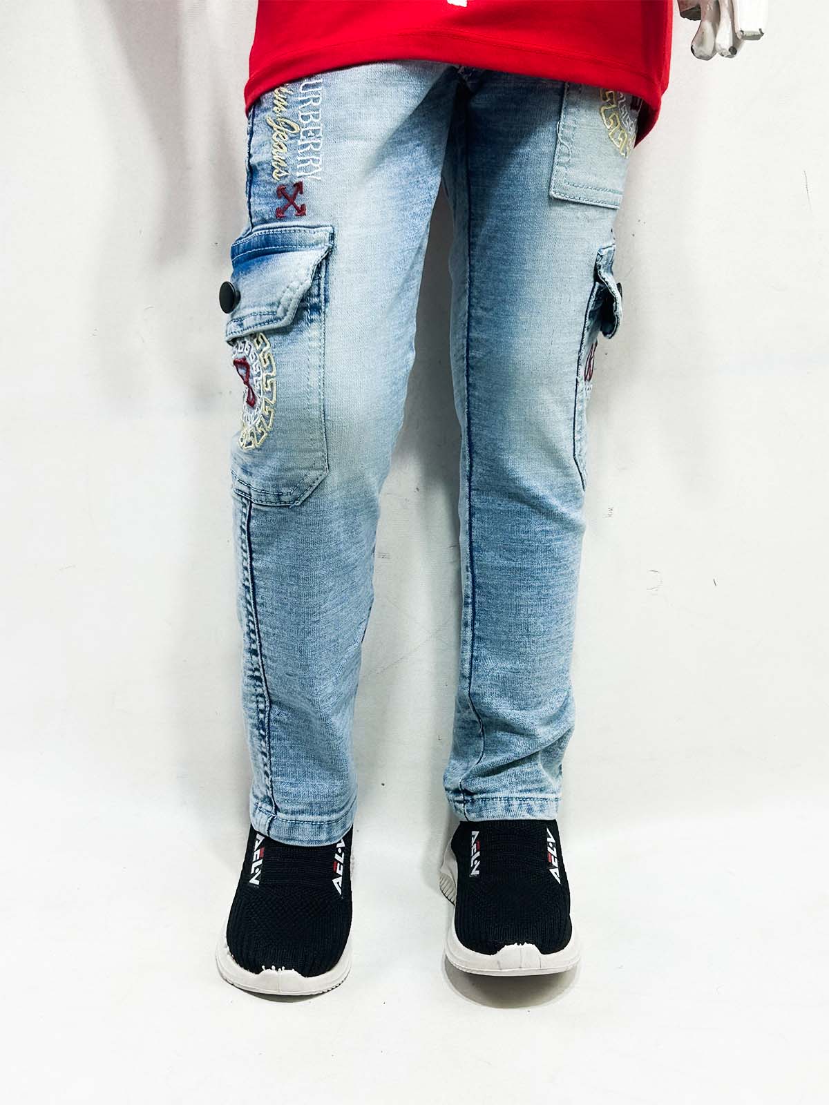 5Yrs - 16Yrs Light Blue Denim Jeans For Boys BJ49