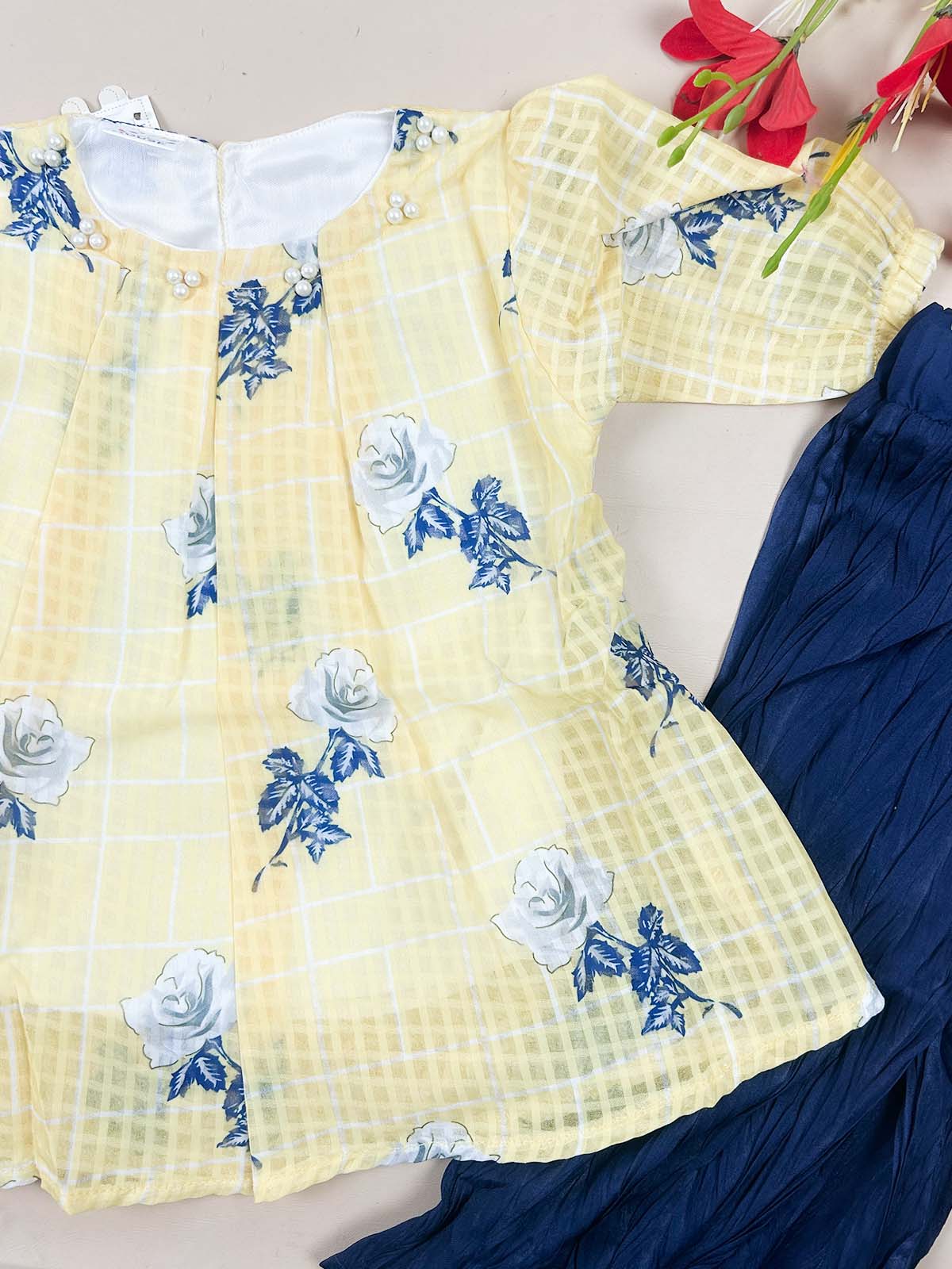 1Yr - 4Yrs Yellow Suit For Girls TG GS462