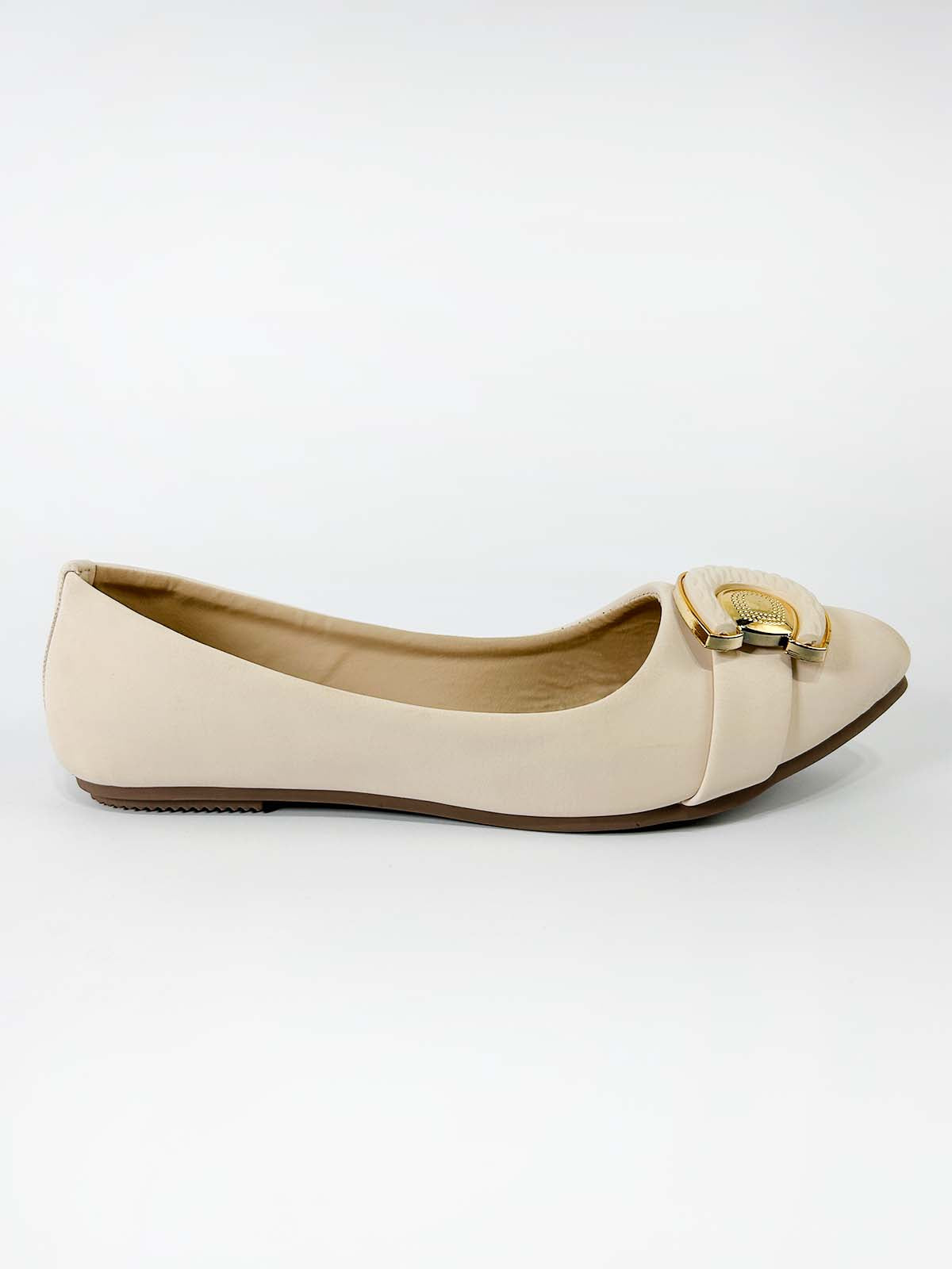 Beige Casual Pumps For Women WP27