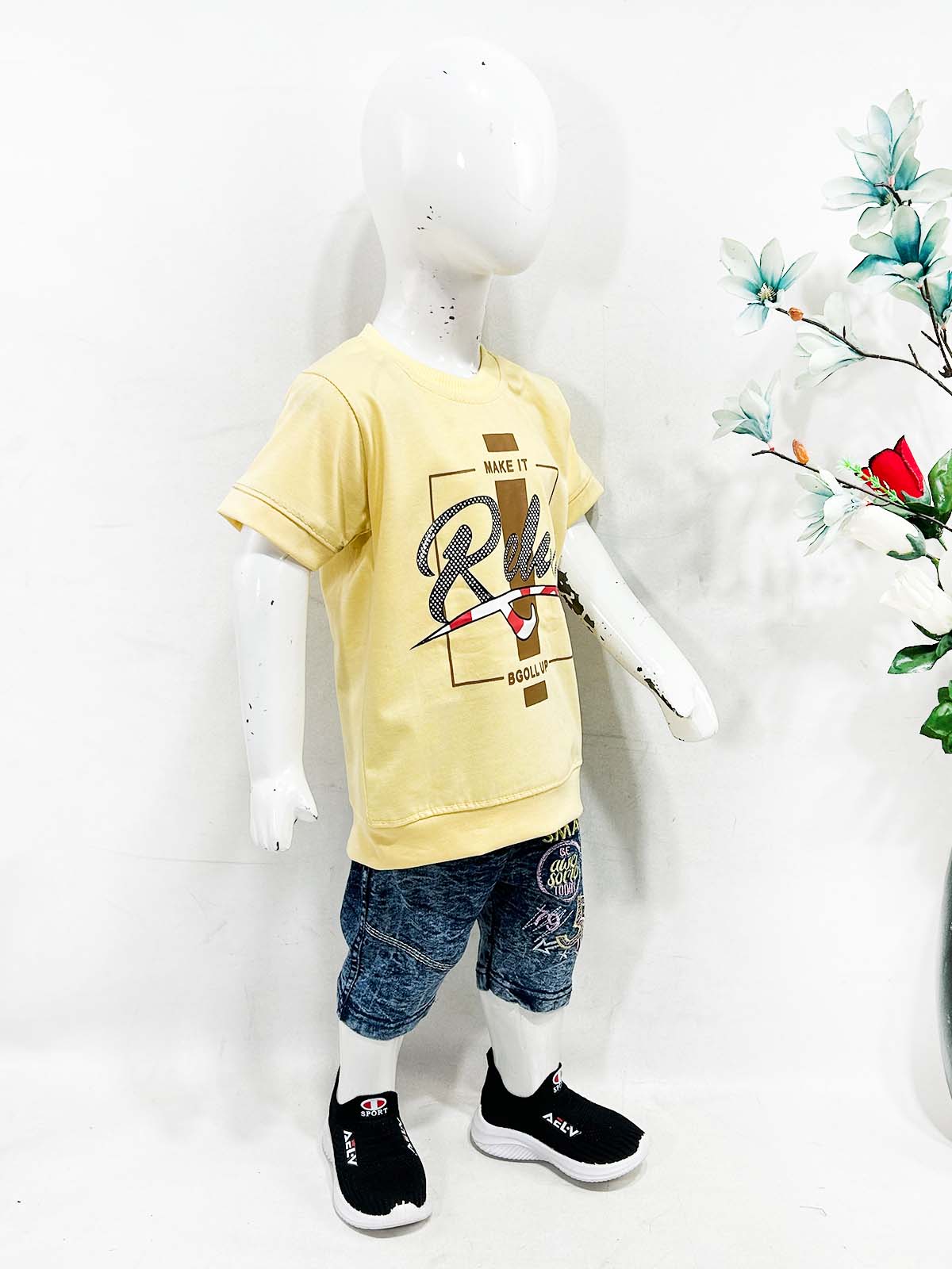1Yr - 4Yrs Relax Yellow Suit For Kids RZ BS672