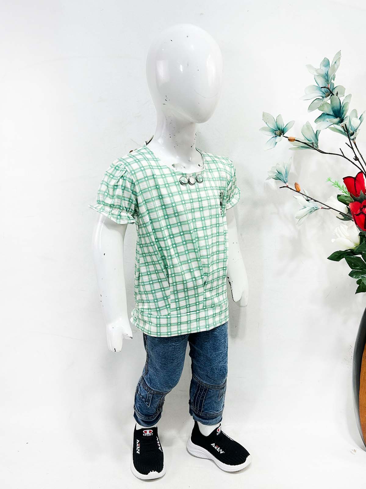 1Yr - 4Yrs W Green Suit For Girls OP GS439