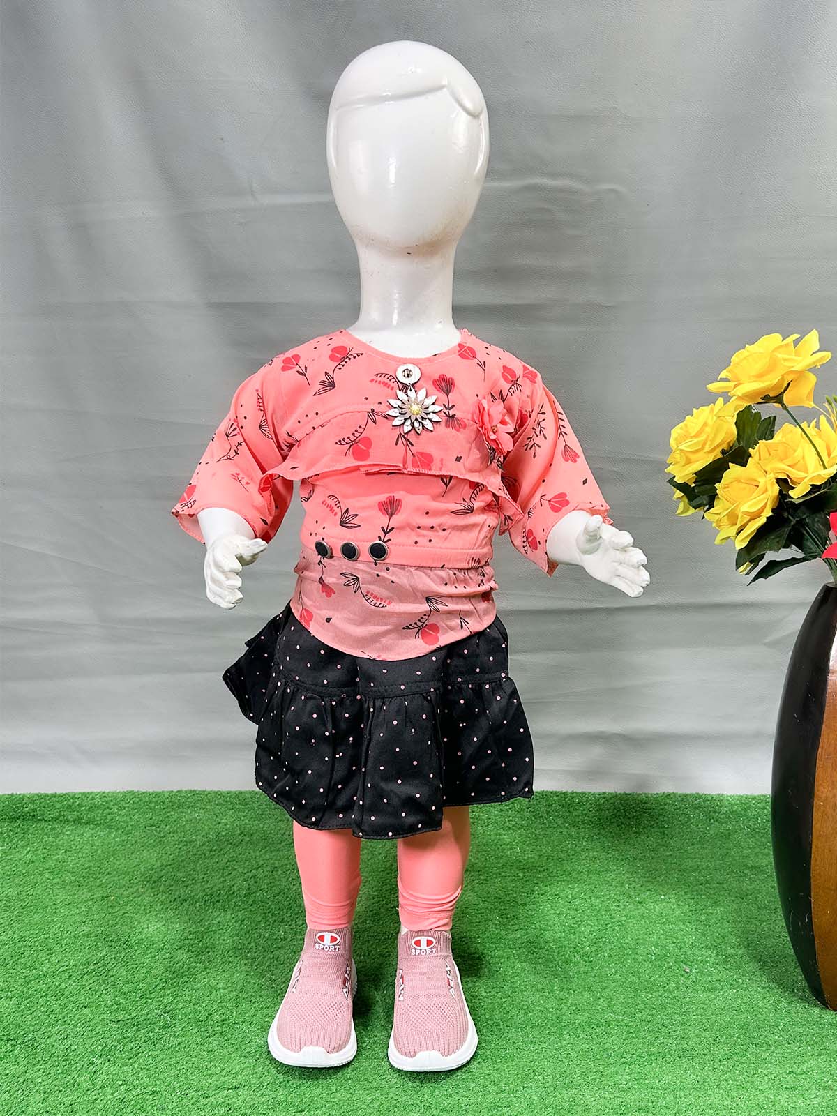 0Mth - 4Yrs Coral Suit For Girls WG GS376