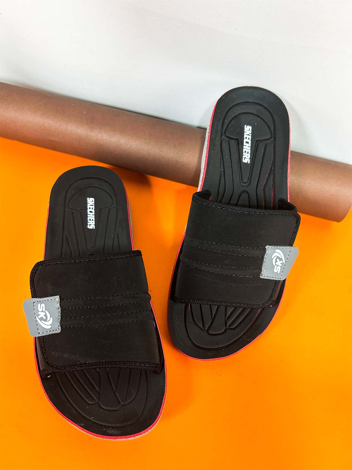 Black Comfortable Slipper for Men MC88
