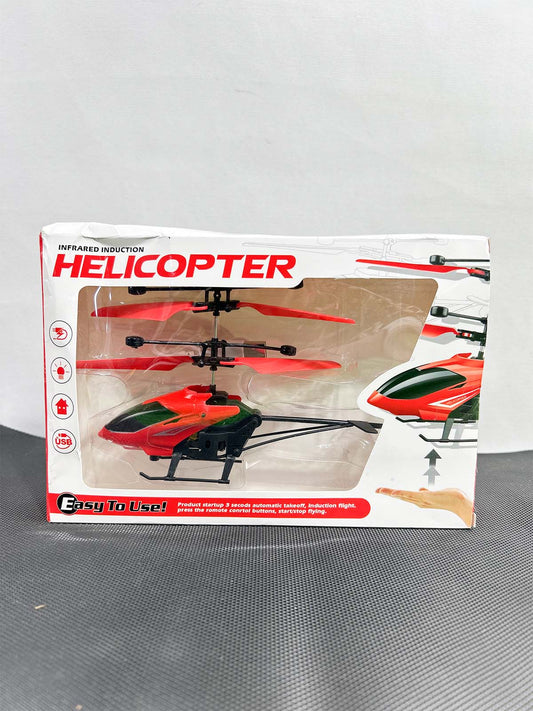 Rechargeable Hand Sensor Helicopter Red KTY165