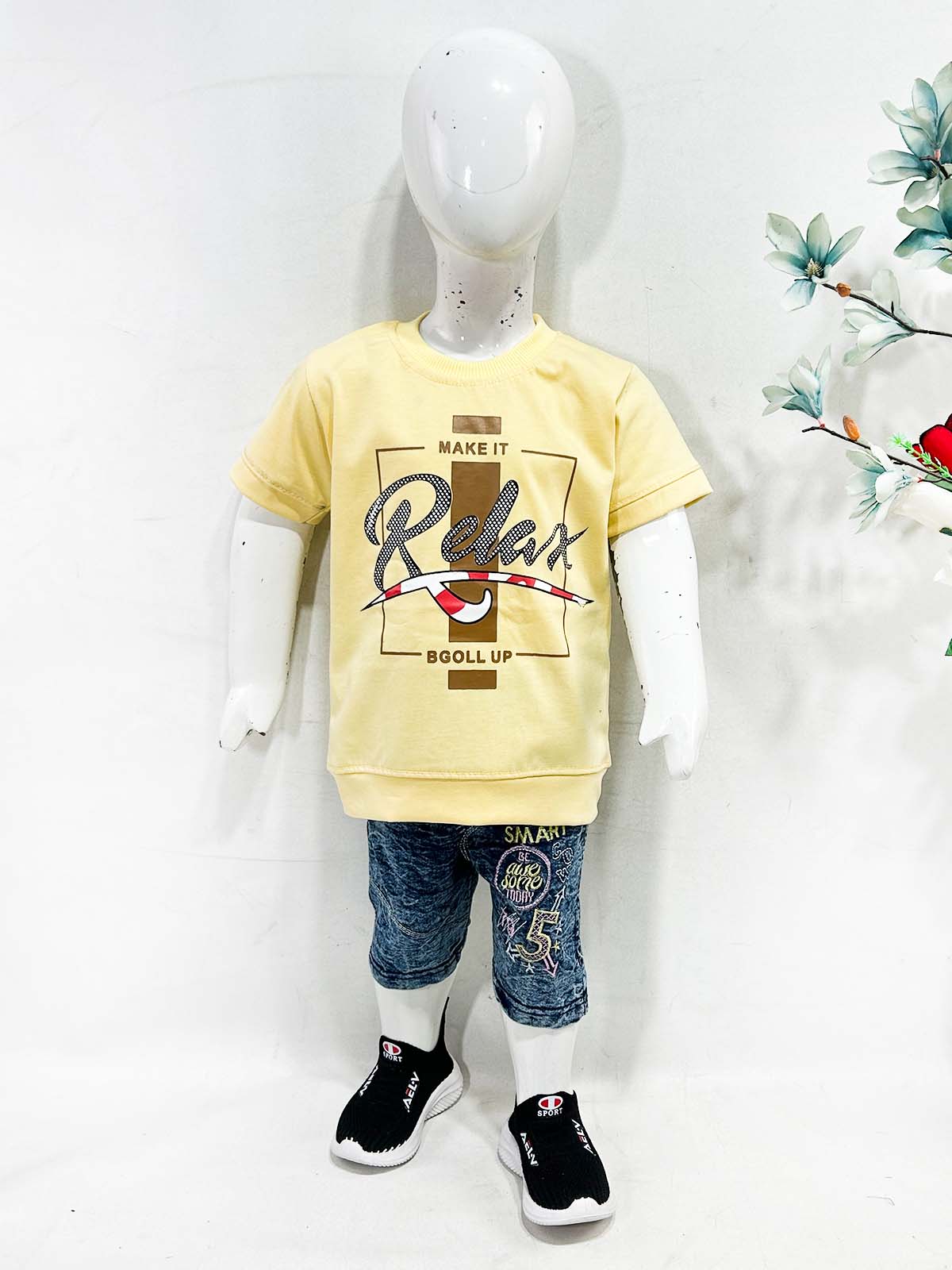 1Yr - 4Yrs Relax Yellow Suit For Kids RZ BS672