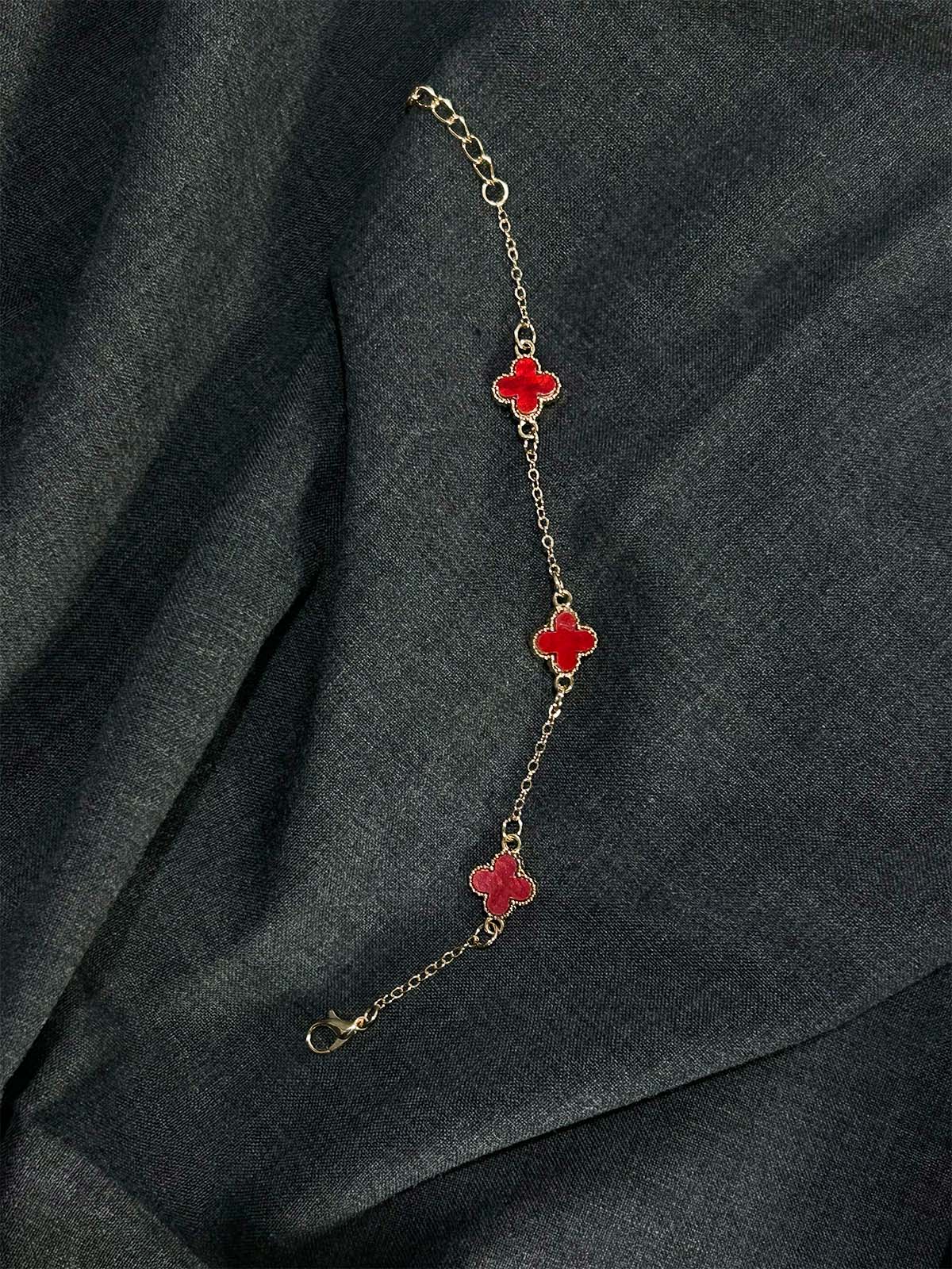 Red Clover Bracelet WGN28