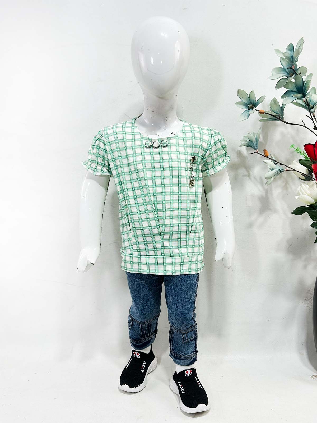 1Yr - 4Yrs W Green Suit For Girls OP GS439