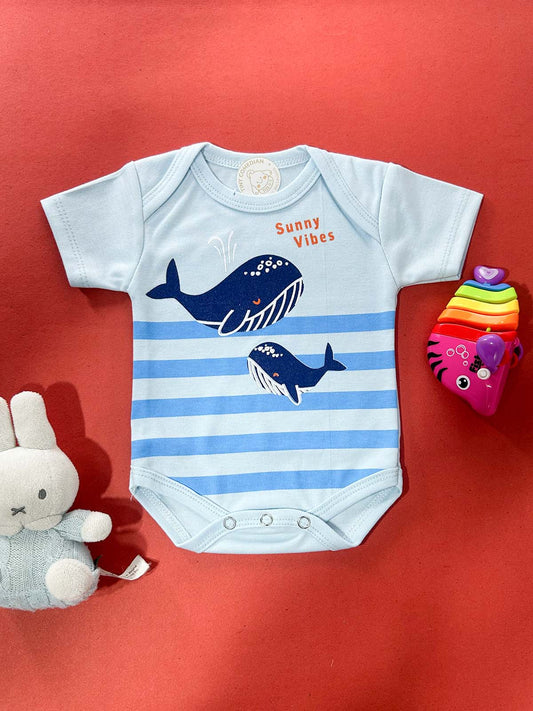 0Mth - 3Mth Blue Romper For Newborn HG NBR98