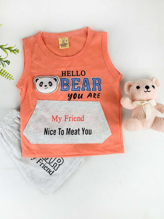 3Mth - 9Mth Coral Baba Suit For Newborn HG NBS771