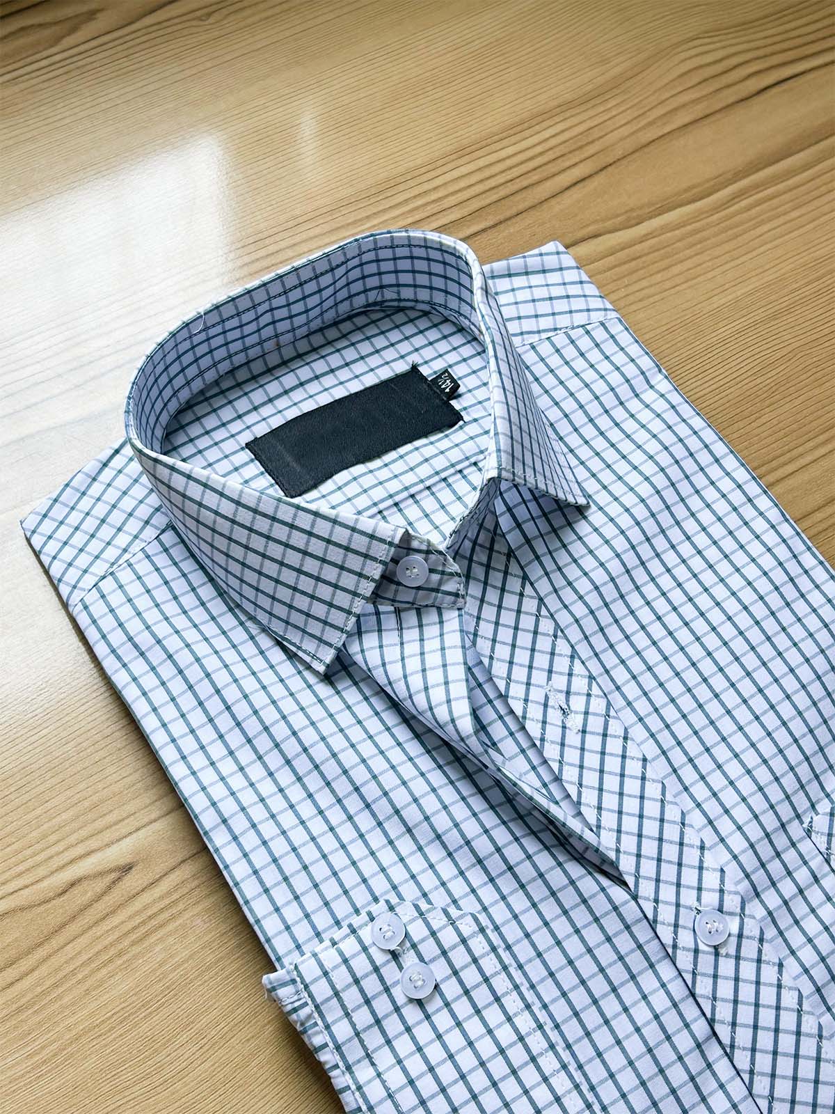 Grey Box Formal Dress Shirt For Men MFS440