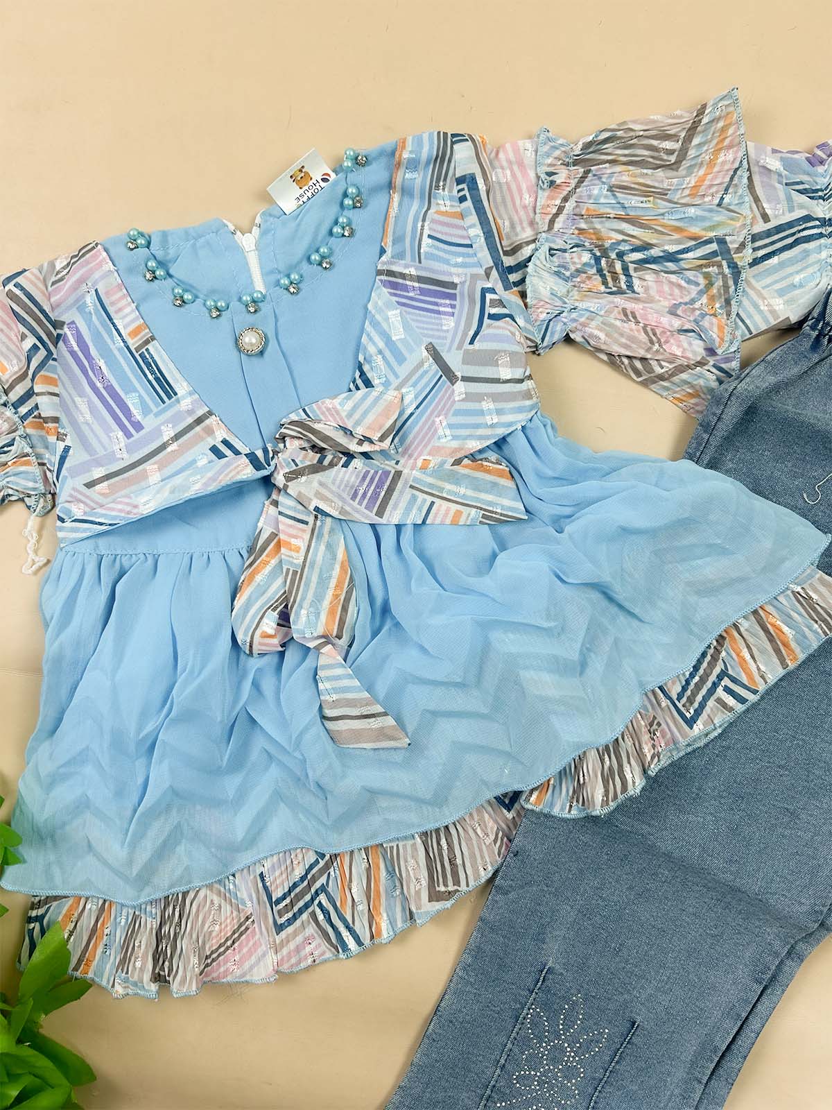 1Yr - 7Yrs Blue Suit For Girls TG GS447