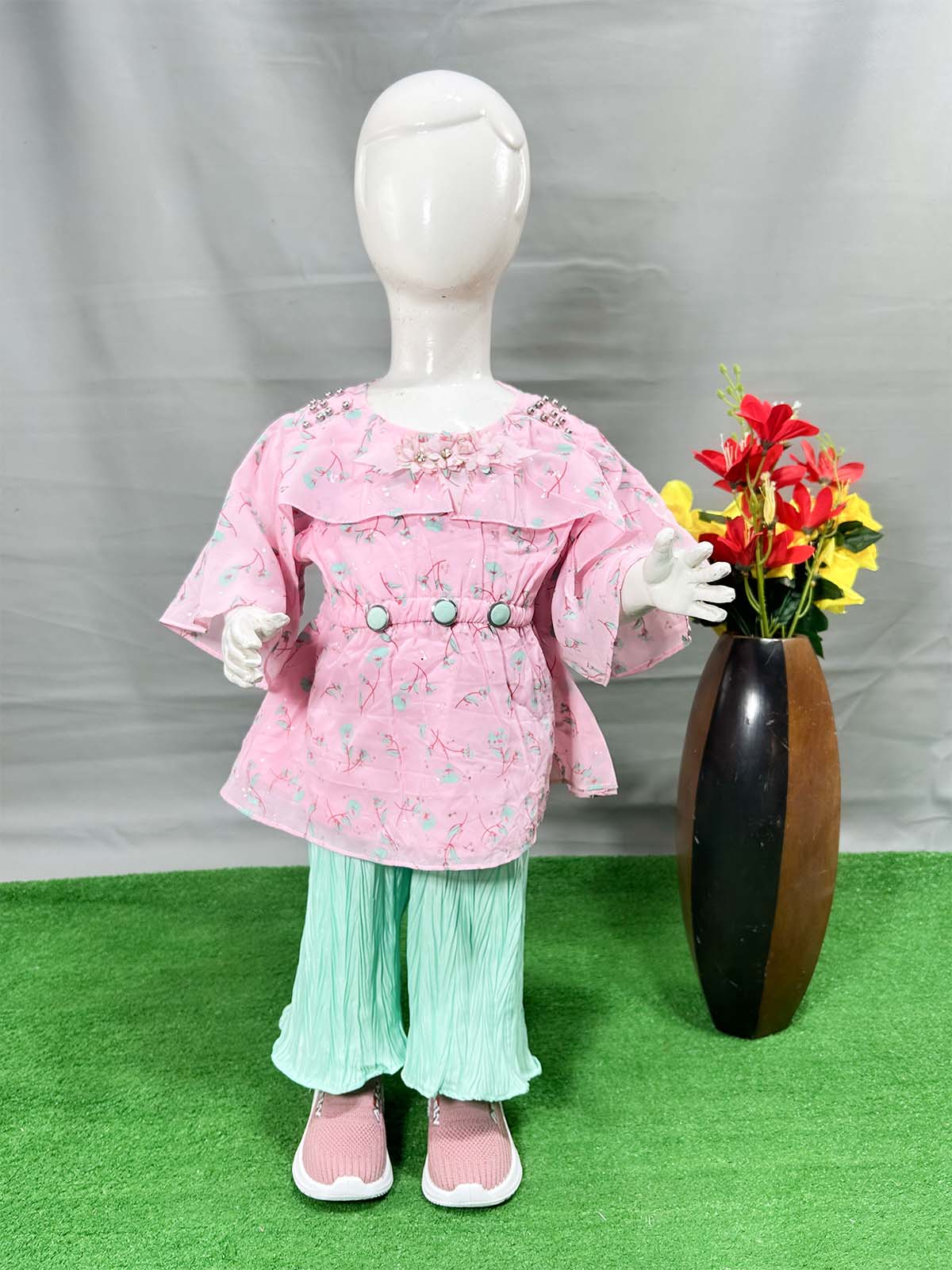 1Yr - 8Yrs Pink Suit For Girls WG GS353
