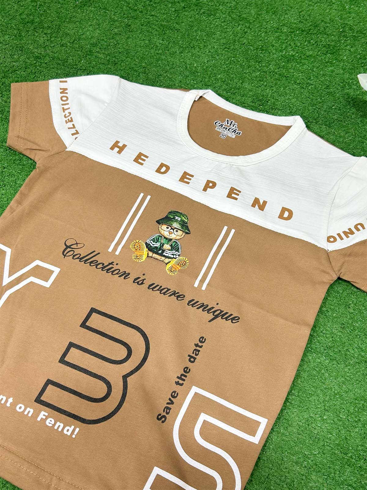 3Yrs - 7Yrs M Brown T-Shirt For Boys SG BTS135