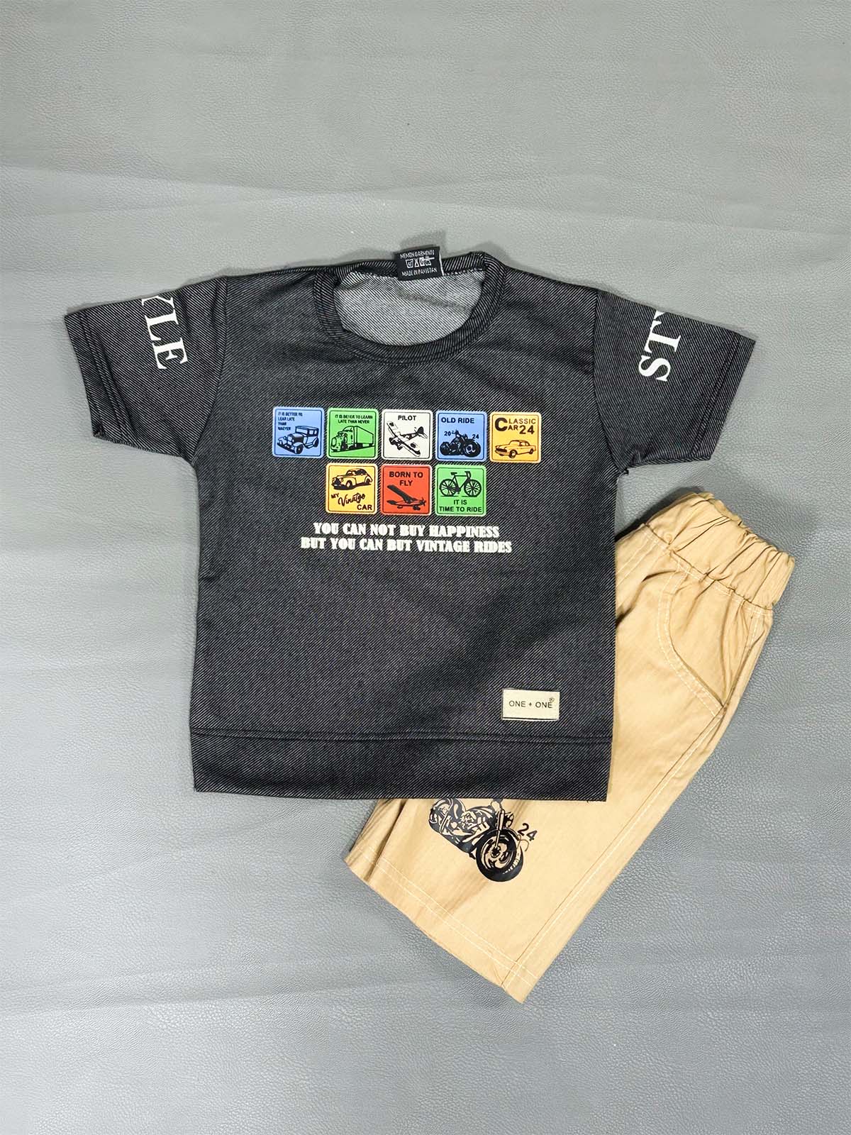 1Yr - 4Yrs Grey Suit For Kids OP BS628