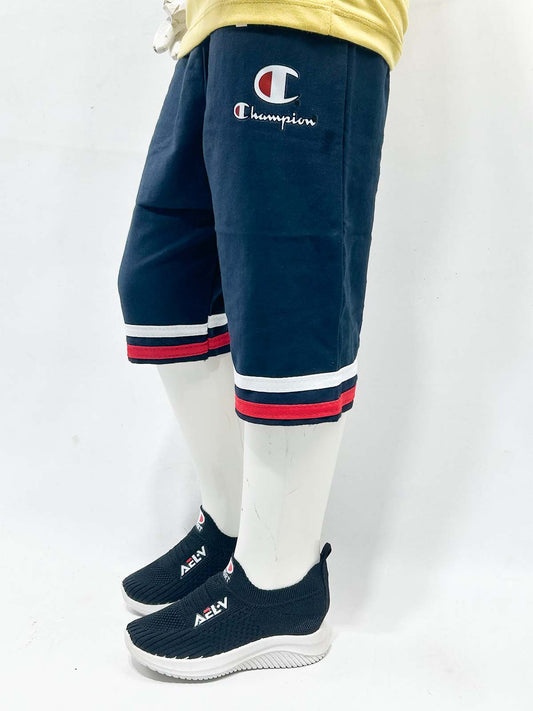 2Yrs - 5Yrs Navy Blue Boys 3-QTR Short For Boys BQS35