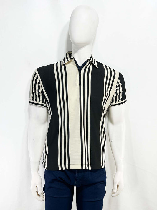 Black Old Money Polo T-Shirt For Men MTS483