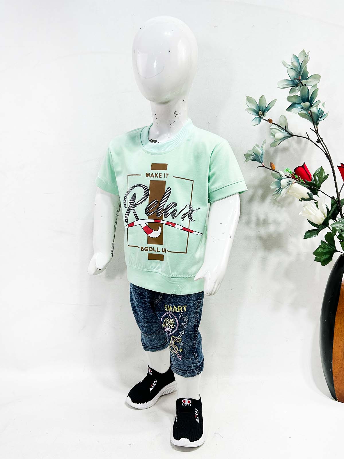 1Yr - 4Yrs Relax Green Suit For Kids RZ BS673