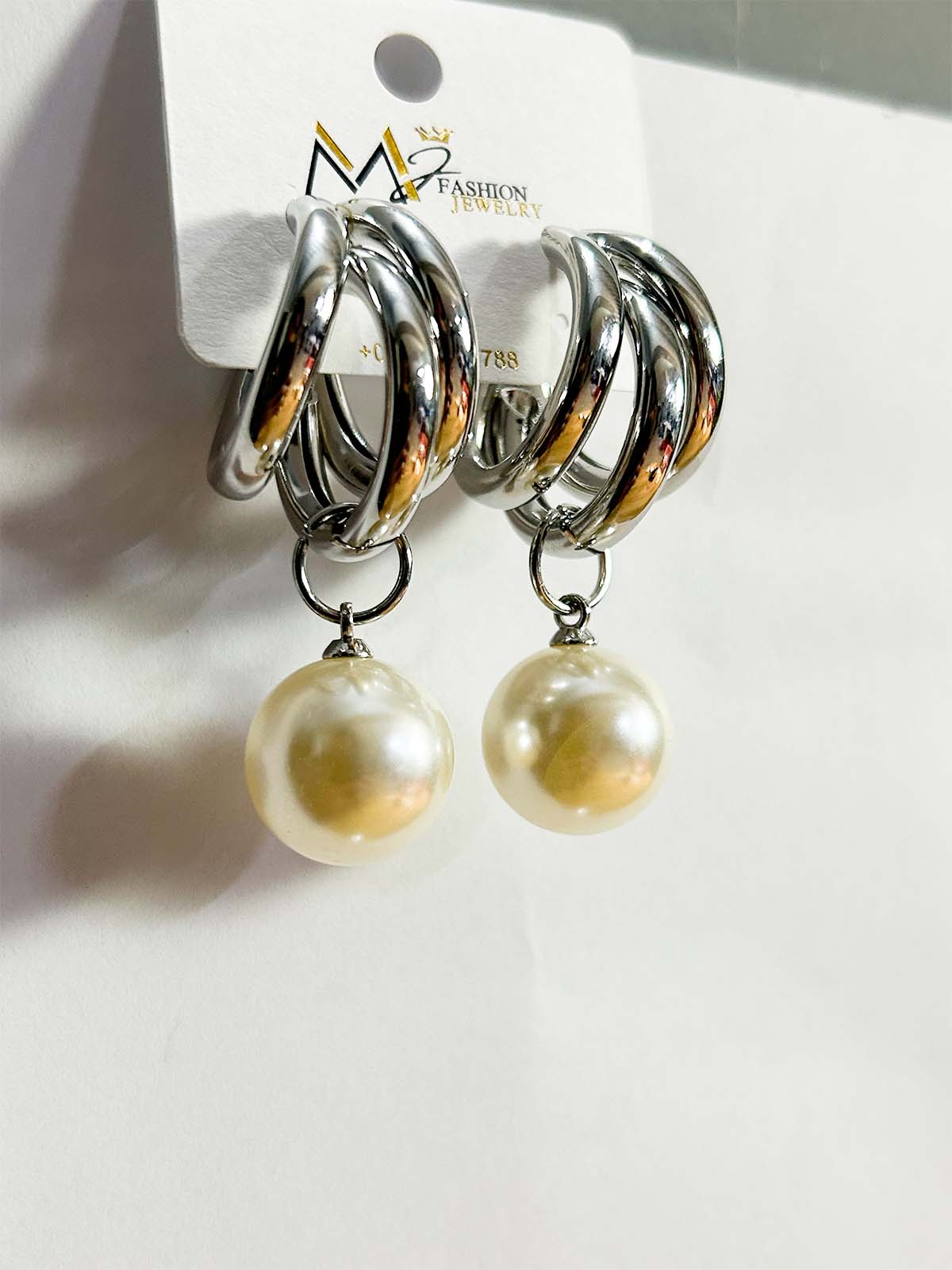 Silver Earrings Set WGN46