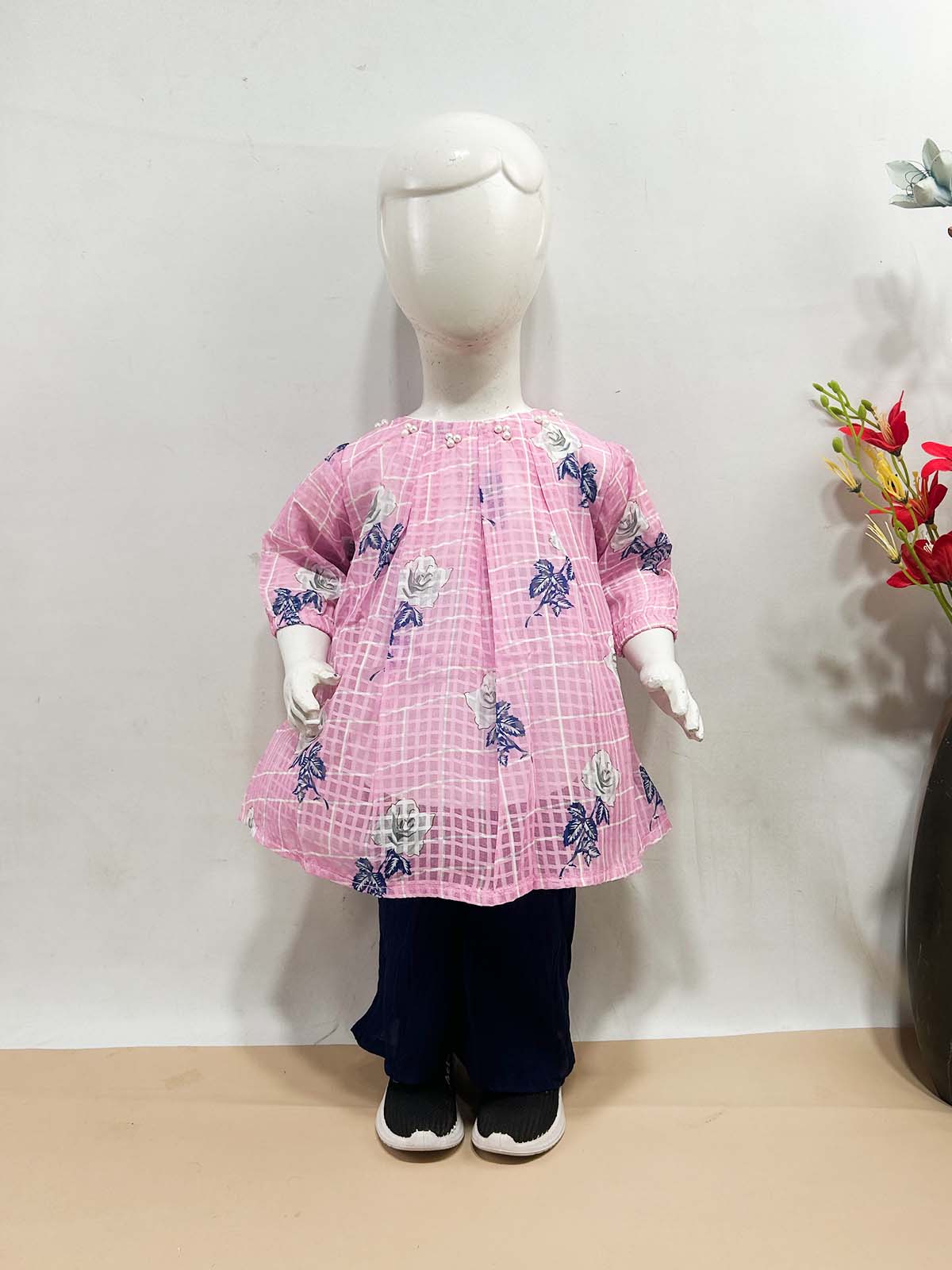 1Yr - 4Yrs Pink Suit For Girls TG GS461