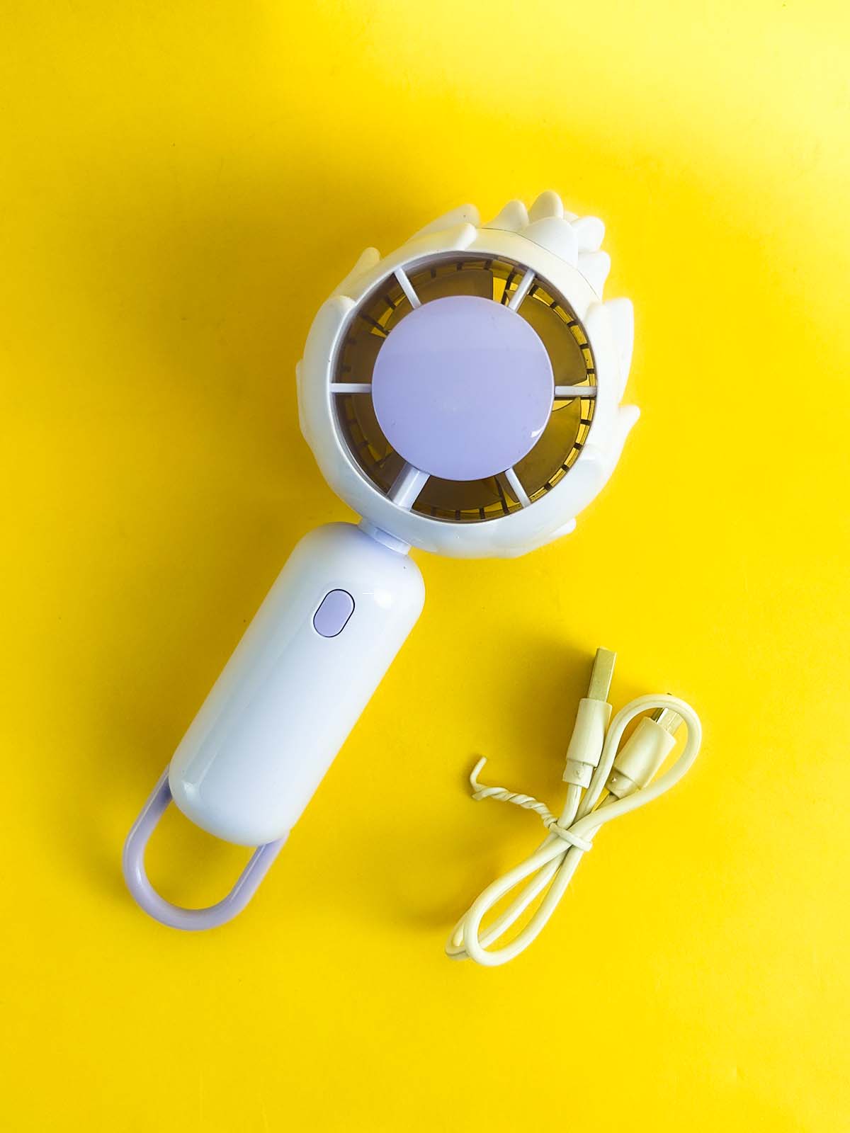 88205 Purple Rechargeable Mini Portable Fan KTY206