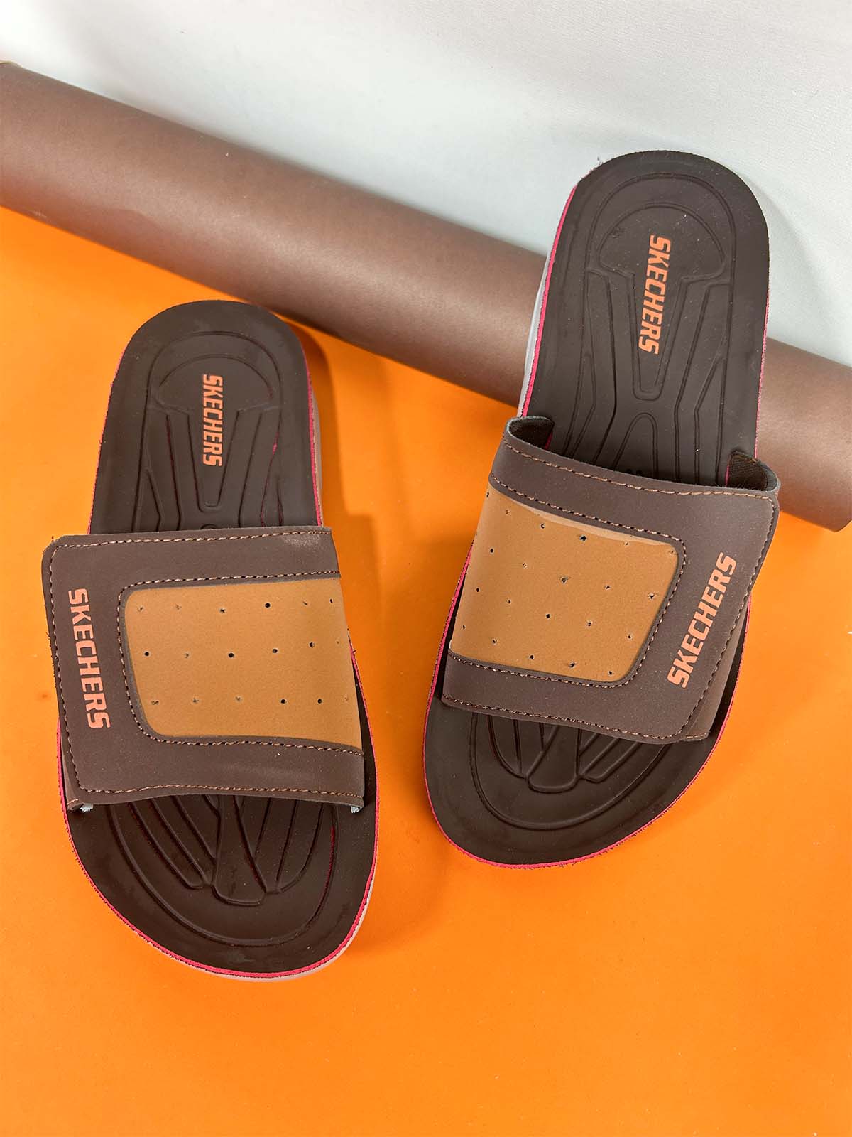 Brown Comfortable Slipper for Men MC86