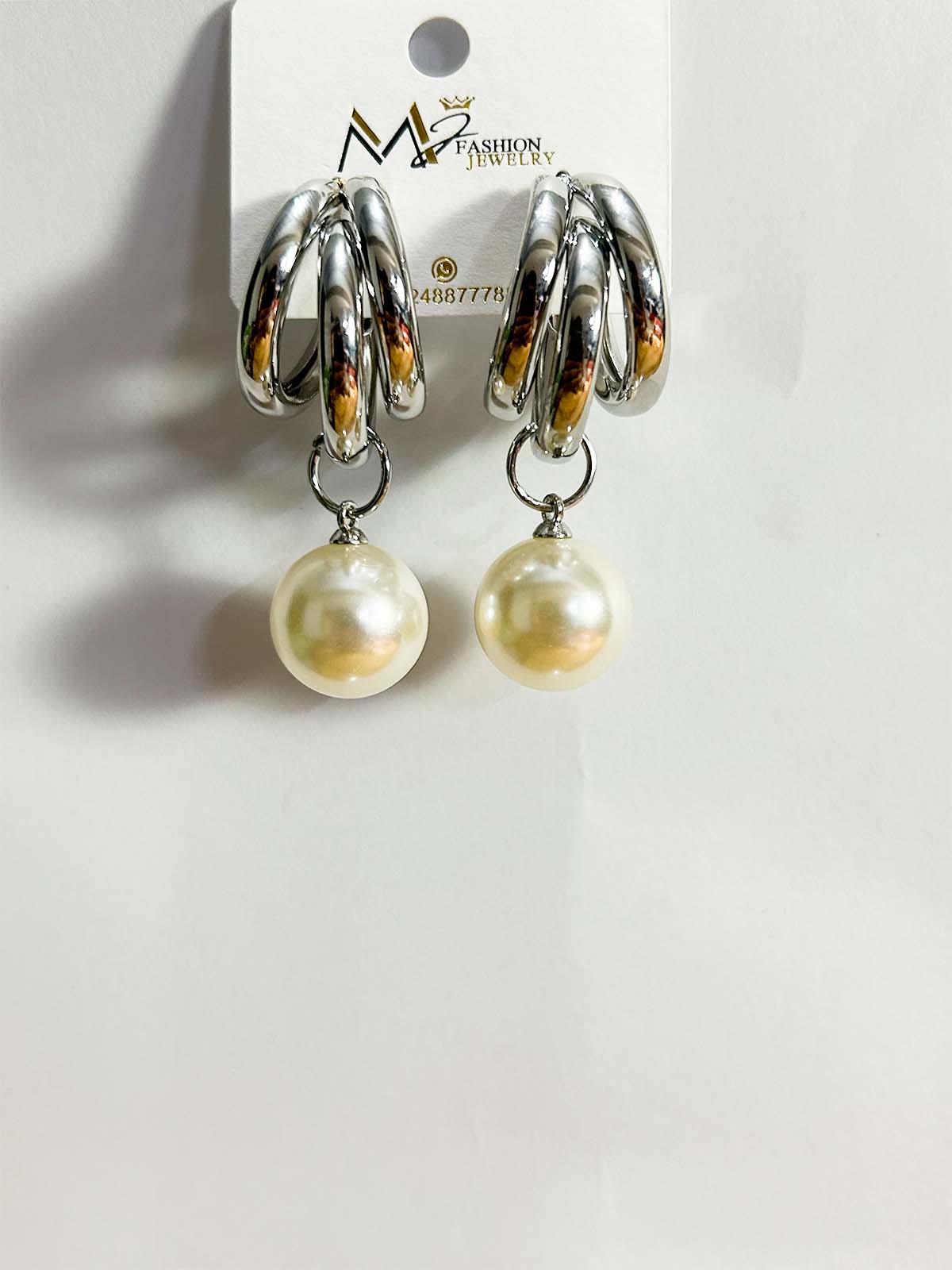 Silver Earrings Set WGN46
