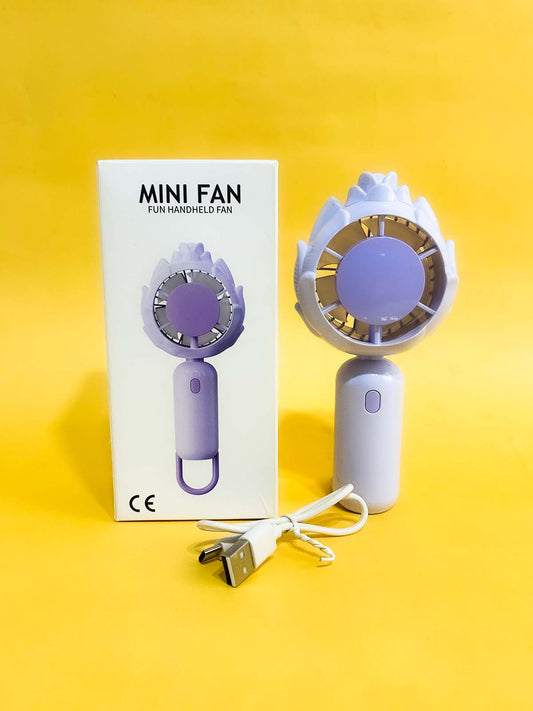 88205 Purple Rechargeable Mini Portable Fan KTY206