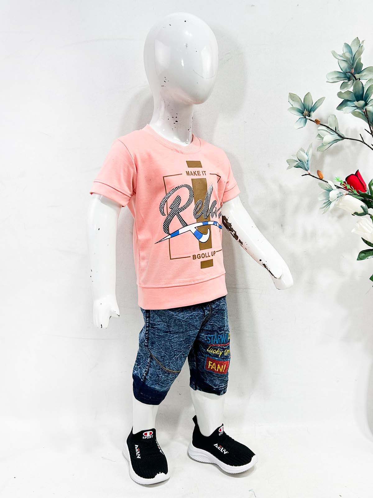 1Yr - 4Yrs Relax Pink Suit For Kids RZ BS674