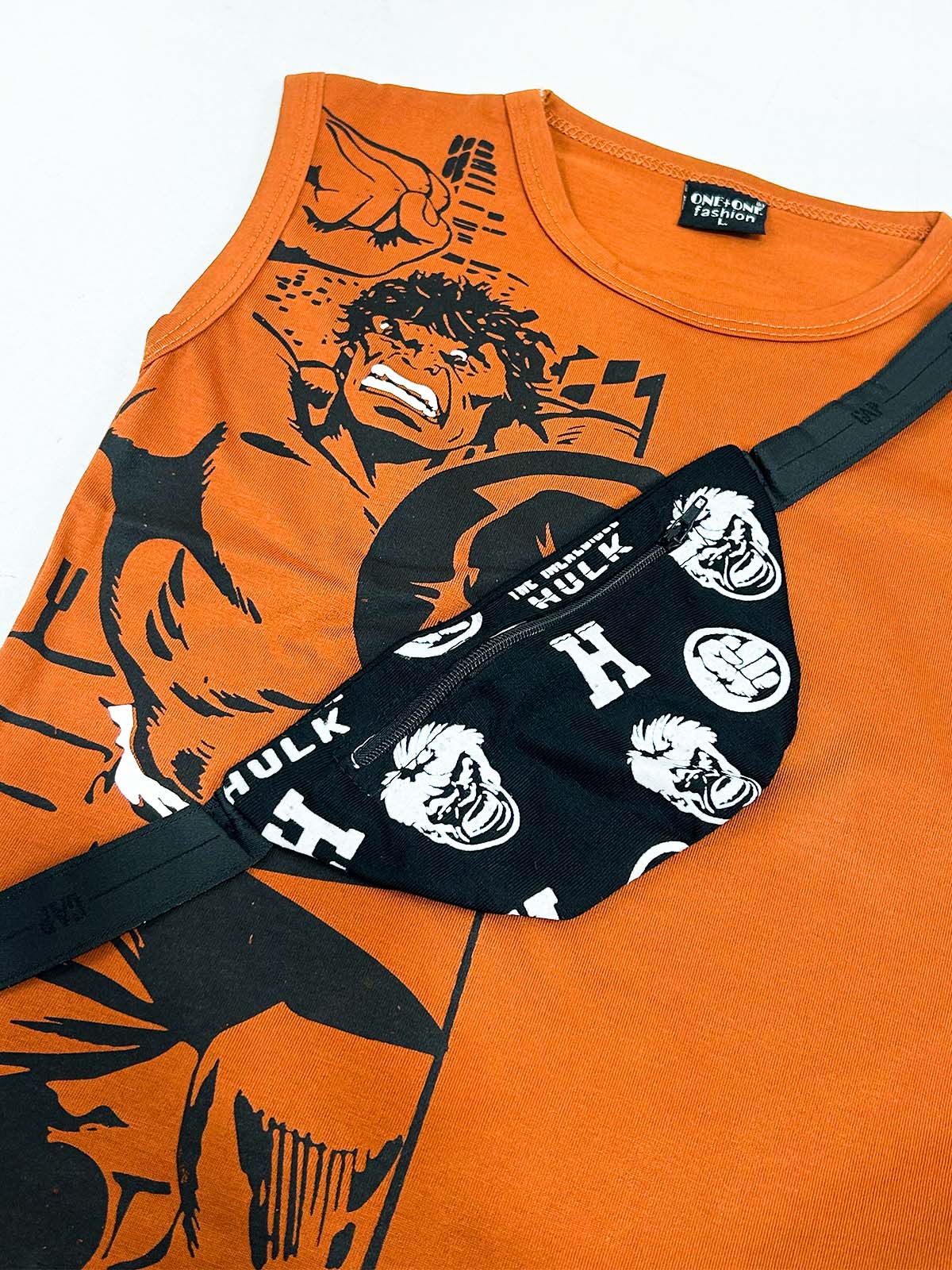 1Yr - 4Yrs Hulk Orange Sandow Suit For Kids OP BS696
