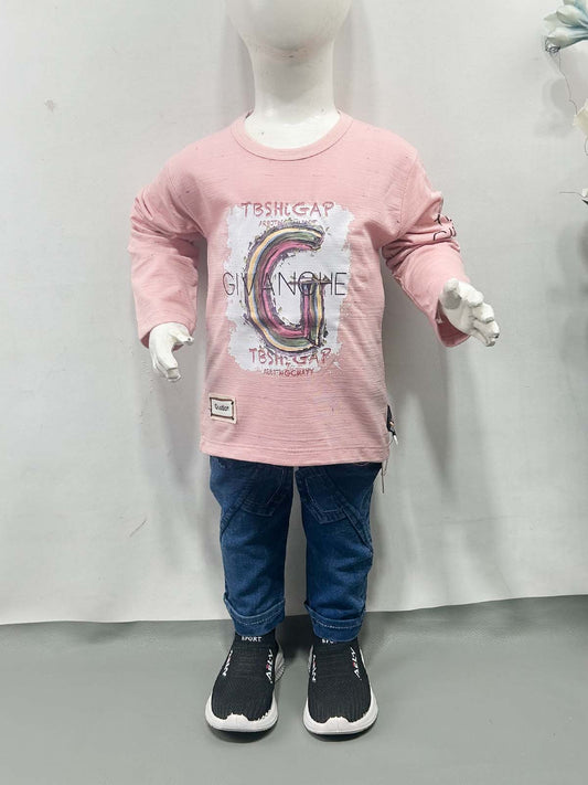 1Yr - 4Yrs G Pink Suit For Kids RZ BS747
