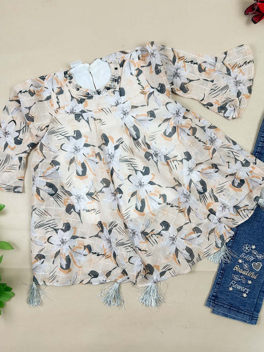1Yr - 7Yrs Fawn Suit For Girls TG GS445