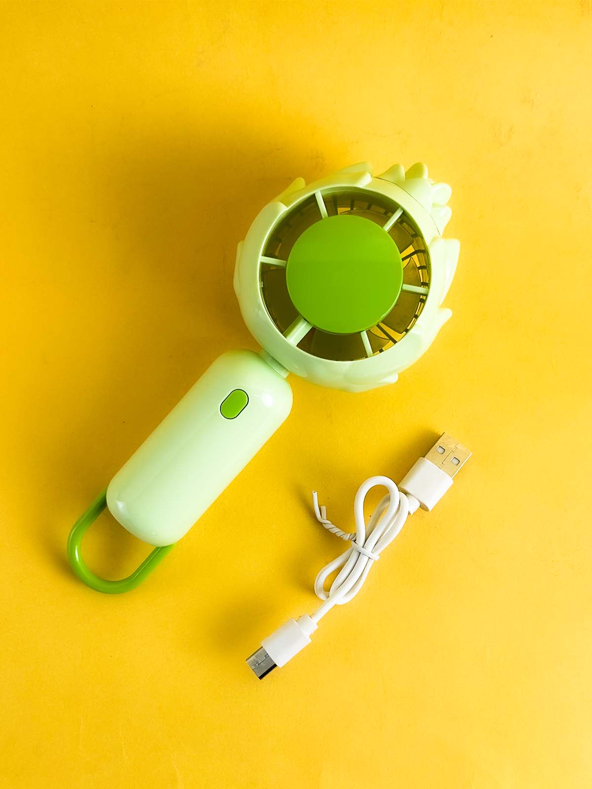 88205 Green Rechargeable Mini Portable Fan KTY207