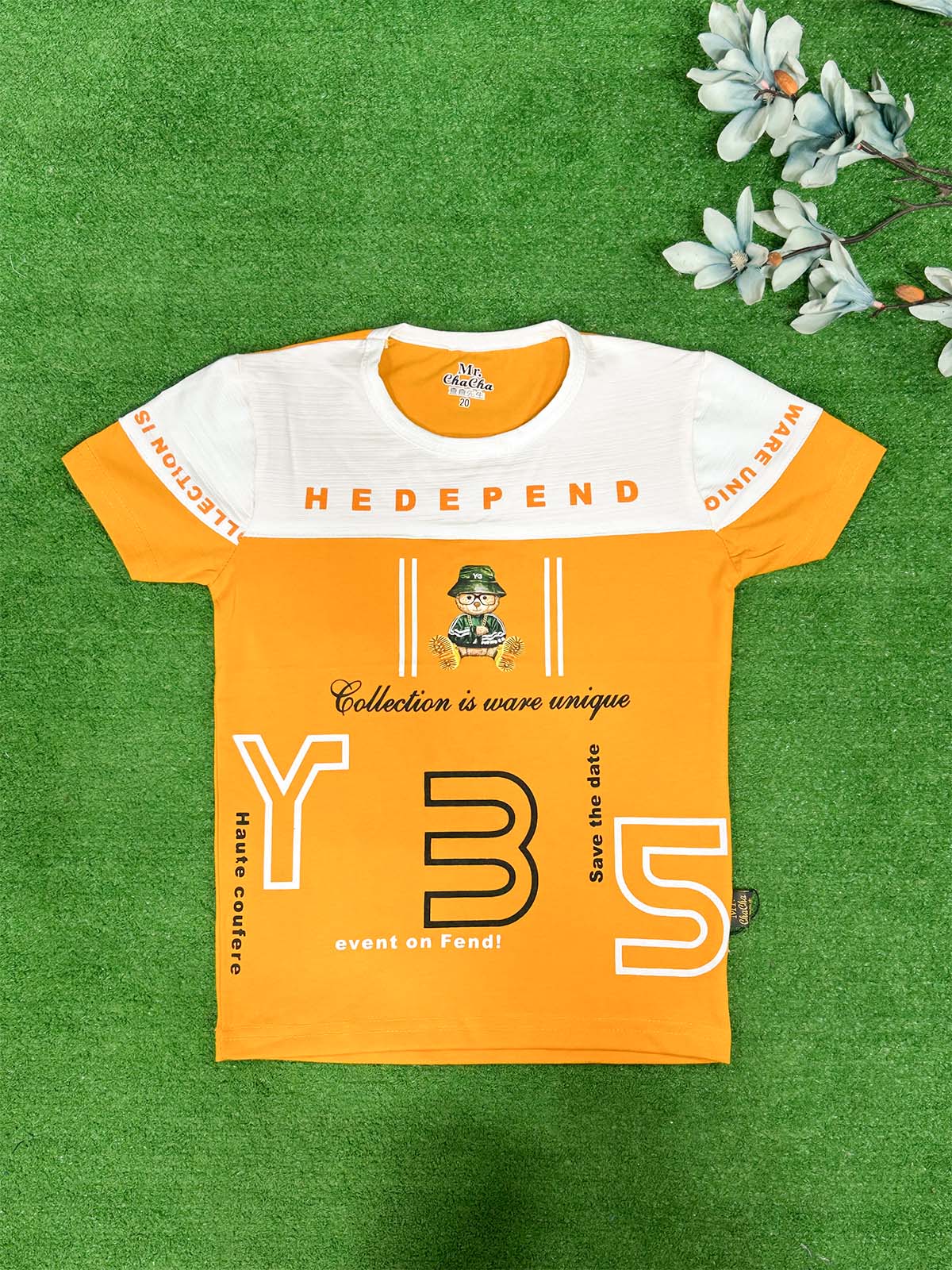 3Yrs - 7Yrs M Yellow T-Shirt For Boys SG BTS136