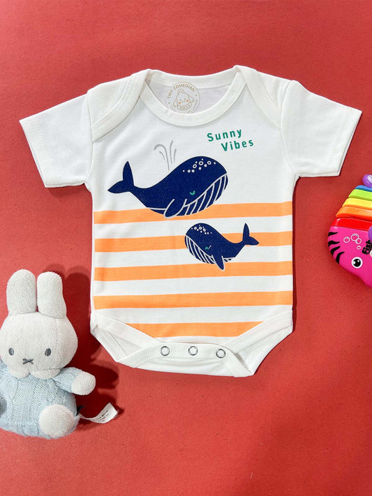 0Mth - 3Mth Grey Romper For Newborn HG NBR100