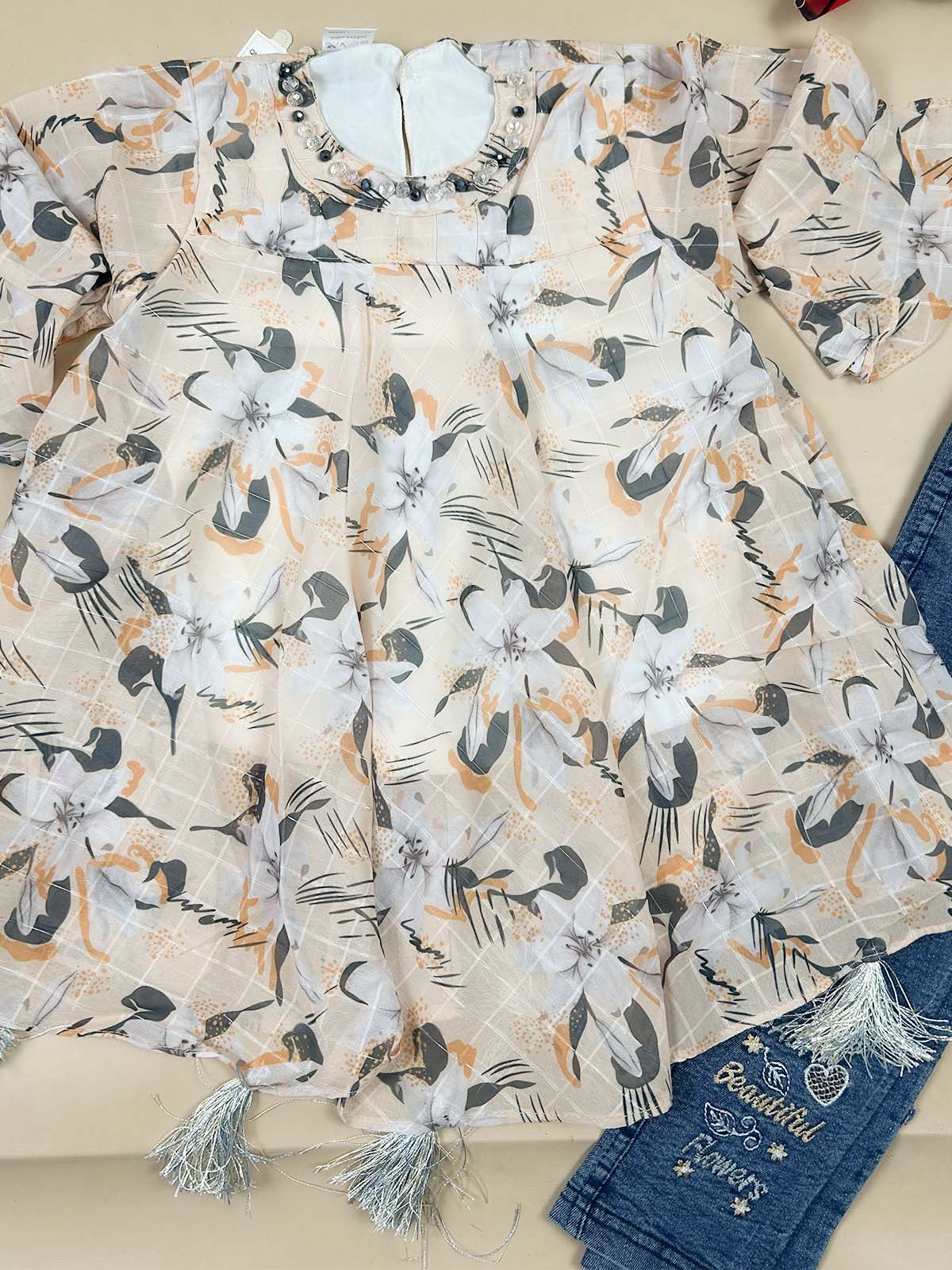 1Yr - 7Yrs Fawn Suit For Girls TG GS445