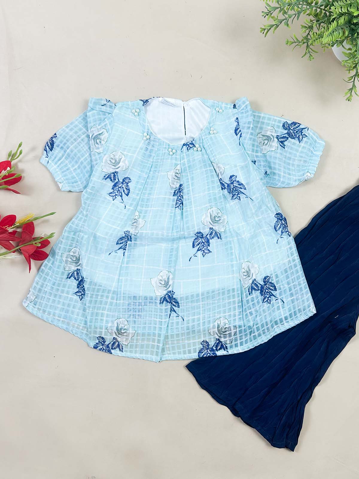 1Yr - 4Yrs Blue Suit For Girls TG GS460