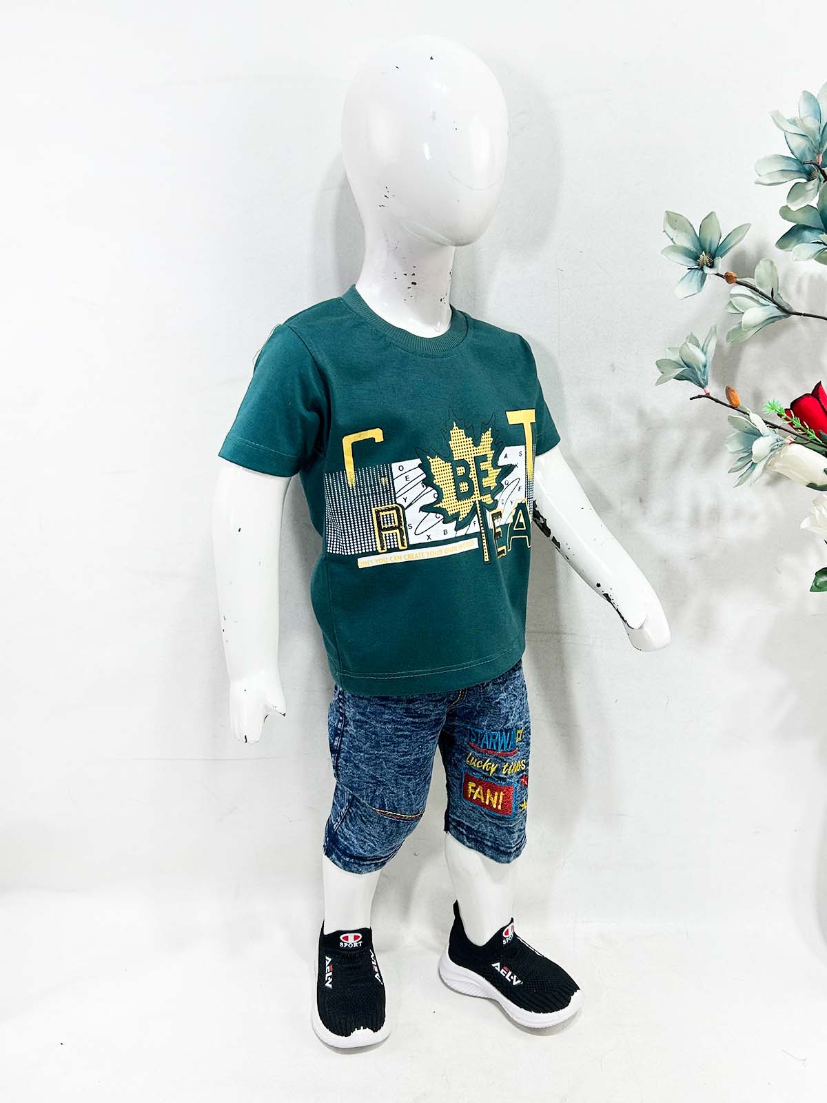 1Yr - 4Yrs BE Green Suit For Kids RZ BS675