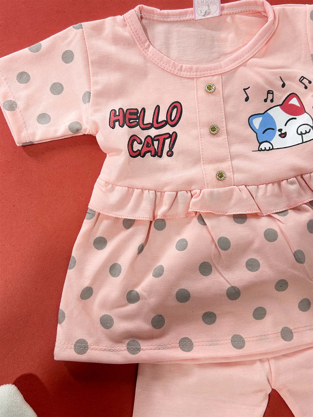 3Mth - 9Mth Pink Baby Suit For Newborn NBS708